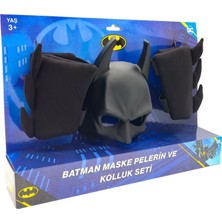 Batman Maske Pelerin Kolluk 3’lü Set