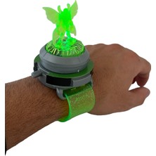 Benten Saat BEN10 Işıklı Figürlü Uzak Sesli Omnitrix Saat Oyuncak