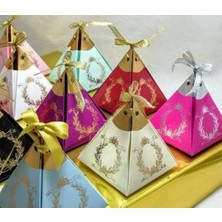 Hayaller Dükkanı 25 Li Varaklı Pramit Kutu Karton Resnk Seçenekli