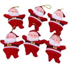 Hayaller Dükkanı Yılbaşı Kırmızı Noel Baba Ağaç Süsü 3lü