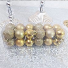 Hayaller Dükkanı 24 Li 3 cm Cici Toplar Yılbaşı Ağaç Süsü