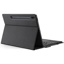 Dux Ducis Sm Galaxy Tab S8 Plus-S7 Plus-S7 Fe ile Uyumlu Bluetooth Klavye Touchpad Kılıf