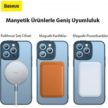 Baseus iPhone 14 Pro Kamera Korumalı Magsafe Kılıf ve Ful Kaplama Kırılmaz Ekran Koruyucu, Anti Şok