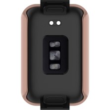 CoverZone Xiaomi Mi Band 7 Pro ile Uyumlu Sert Pc Kasa Koruma Gard Çerçeve Siyah