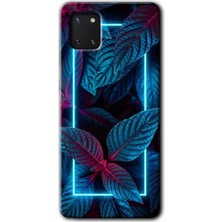 BMY Bilişim Samsung Galaxy A81 Kılıf Hd Desen Baskılı Arka Kapak - Mekanik Yaprak 4