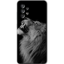 BMY Bilişim Samsung Galaxy A32 4g Kılıf Hd Desen Baskılı Arka Kapak - Lion