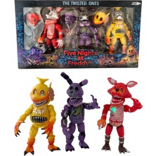 UDATOYS Five Nights At Freddys Oyuncak Freddy Işıklı Karakterler 18CM 3lü