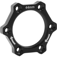Strade Store Bisiklet Dişli Hub Alüminyum Alaşım Disk Fren Rotor Flanş Adaptörü Baz Siyah 44MM (Yurt Dışından)