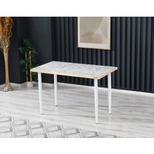 Demontepark  70 x 120 cm  Masa Mutfak Masası Yemek Masası Çalışma Masası Beyaz