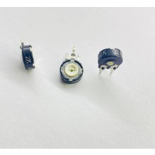 OEM 2k Dik Yuvarlak Trimpot 3 Ayak (5 Adet)