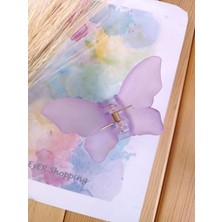 EyER Shoping Kristal Pastel Kelebek Mandal Toka