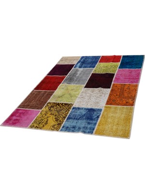 Naar Patchwork 3716 Renkli 160X230 Halı ~ 3.68 M2