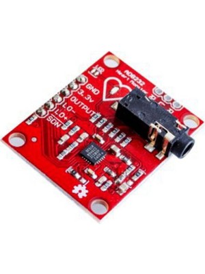 Sanec Kalp Atışı Ekg Izleme Sensör Modülü Seti AD8232 Pet Dahil