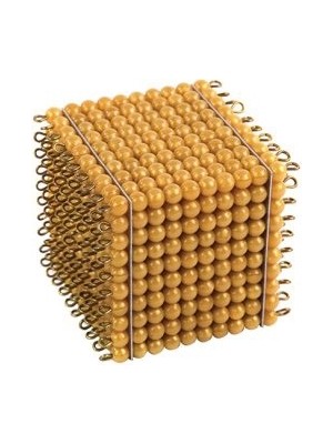 Balatoyz Montessori Binlik Küp (Altın Boncuk)