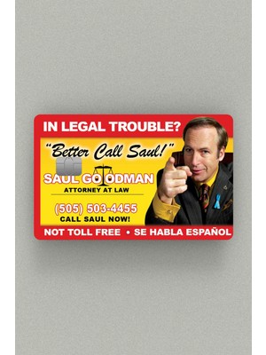 Ludio Better Call Saul Kredi Kartı & Akbil Sticker Kaplama