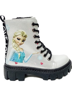 Fix Kids 9603-1 Parlak Deri Elsa Fashion Kız Çocuk Bot