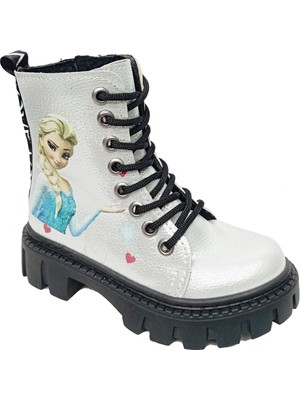 Fix Kids 9603-1 Parlak Deri Elsa Fashion Kız Çocuk Bot