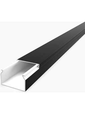Mutlusan 40X25 Kablo Kanalı(Siyah) Sidem 10 metre