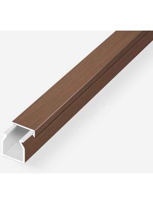 Mutlusan Kablo Kanalı 2m Ceviz 16X16 mm