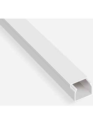 Mutlusan Kablo Kanalı 2m Beyaz 40X40 mm