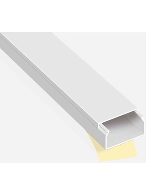 Mutlusan Kablo Kanalı Yapışkanlı Beyaz 2m 40X16 mm