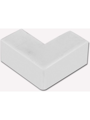 Mutlusan Kablo Için Dış Köşe Beyaz