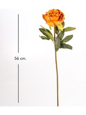 Herdekora Yapay Çiçek Şakayık Dalı Turuncu 56 Cm.