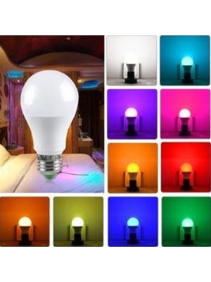 Vizyon Zmc Elektrik Rgb Led Ampul Uzaktan Kumandalı 9W