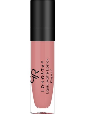 Golden Rose Longstay Liquid Matte Lipstick No: 40 - Bulaşmayan Kalıcı Likit Mat Ruj