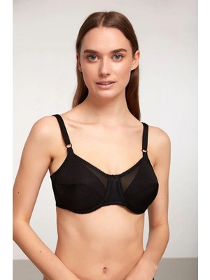 Kom Siyah Balenli Toparlayıcı Sütyen