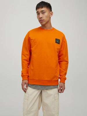 Jack & Jones Sirt Baskili Sweatshirt- Filo