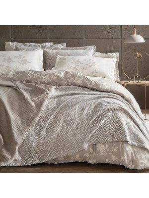 Yataş Bedding Etta Çift Kişilik Fall Winter Çeyiz Seti 8 Parça - Gri