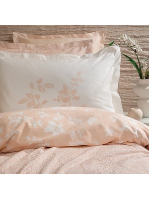 Yataş Bedding Etta Çift Kişilik Fall Winter Çeyiz Seti 8 Parça - Pudra