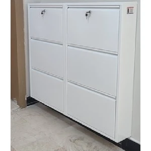 3+3 Kilitli Metal Ayakkabılık