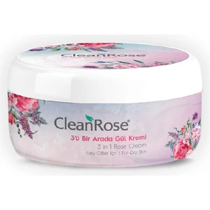 Clean Rose 3'ü Bir Arada Kuru Cilt Kremi 125 ml