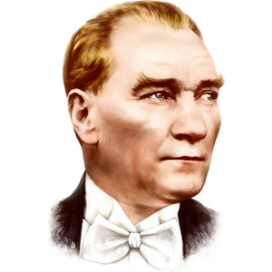 Atatürk Araba Sticker Yapıştırması 18CM ve 7cm 2 Adet Md4
