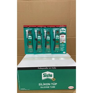 Sista Rtv Silikon Sıvı Conta (300° C) Kırmızı 50 gr 20'li Koli