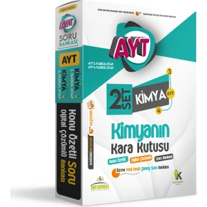 İnformal Yayınları YKS AYT Kimyanın Kara Kutusu 2'li Set Konu Özetli Dijital Çözümlü Ösym Sor Bankası Paket Set