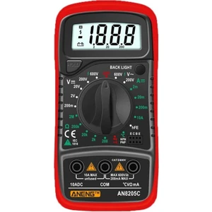 Sanec Aneng AN8205C Dijital Multimetre