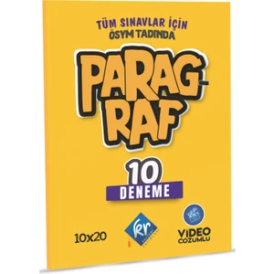 Kr Akademi Yayınları Tüm Sınavlar Için Paragraf 10 Deneme Video Çözümlü