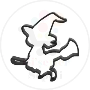 Bi'şeyler Sepeti Süpürgeli Cadı Kurabiye Kalıbı