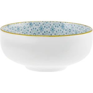 Floral Mavi Round Çerezlik 10 cm