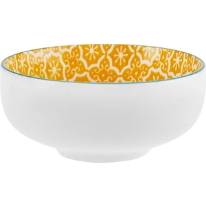 Floral Sarı Round Çerezlik 10 cm