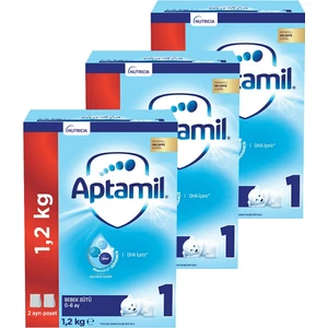 1 Bebek Sütü Yeni Formül 1200 gr x 3 Adet