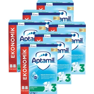 3 Devam Sütü Yeni Formül 1200 gr x 6 Adet