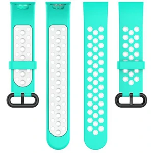 Xiaomi Mi Watch Lite Için Delikli Silikon Kordon Kayış - KY66