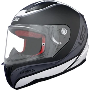 Ls2 Rapıd Deeper Mat Beyaz-Siyah Kapalı Kask