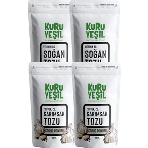 Sarımsak Tozu - Soğan Tozu -  Garlic Powder - Onion Powder - Vegetable Powder - Paket 400 gr