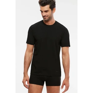 2'li Siyah Bisiklet Yaka Basic Erkek Tshirt