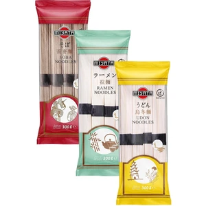 Soba Ramen Udon Noodles Japon Tipi Erişte 300 gr 3lü Set